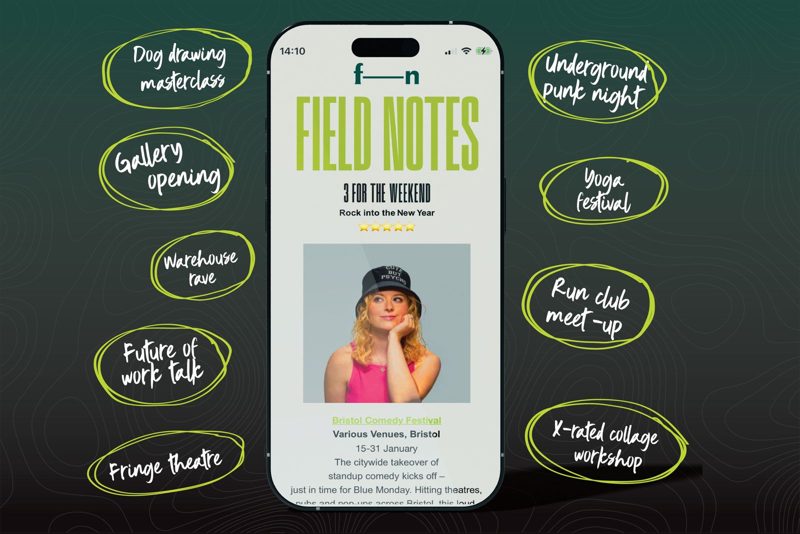 Sign up to our free weekly newsletter packed with unmissable events in the southwest.